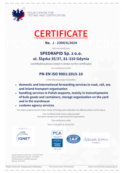 J 2390 6 2024 SPEDRAPID cert ang zalacznik sign