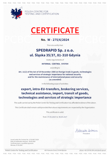 W 275 6 2024 SPEDRAPID cert ang sign